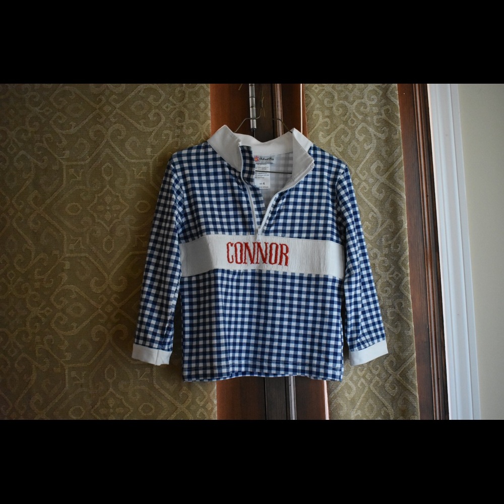 Smocked CONNOR zip up